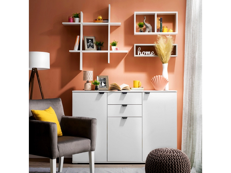 Kommode DUERO 3 Türen 2 Schubladen