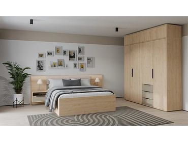 Set di 2 comodini PABLO 1 cassetto