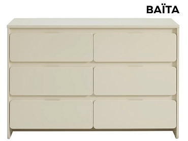 Comò BAÏTA AKKA 6 cassetti Comò BAÏTA AKKA 6 cassetti