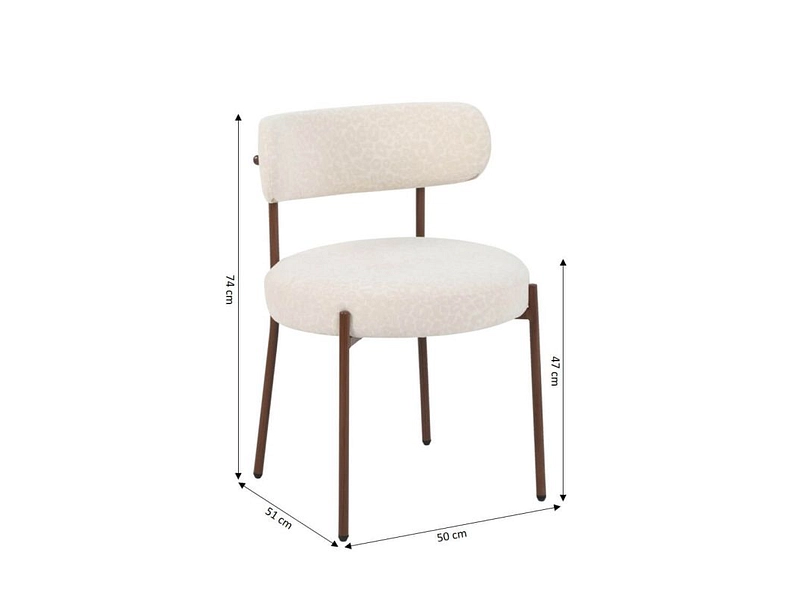 BAÏTA Set mit 2 Stühlen NOA