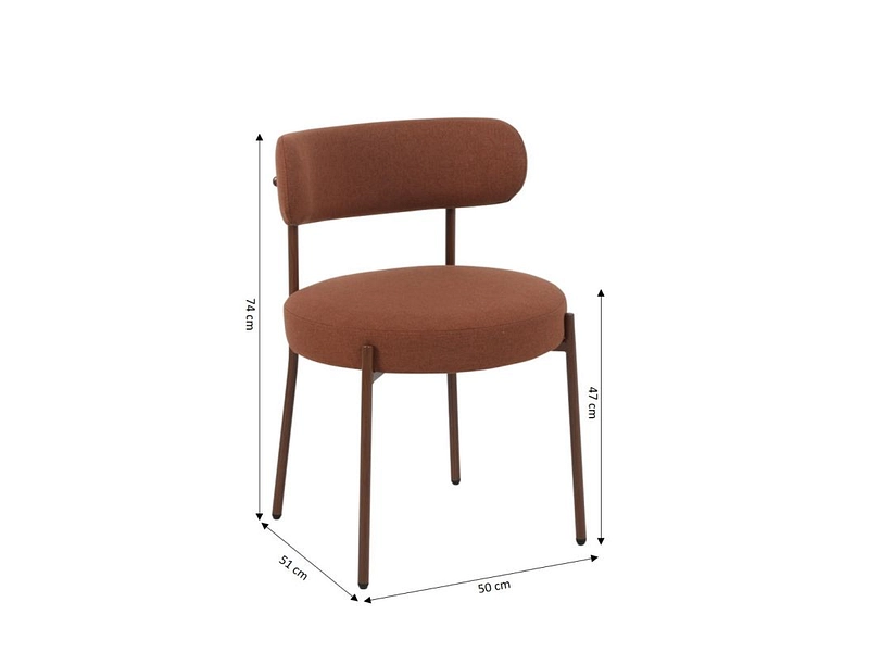 BAÏTA Lot de 2 chaises NOA