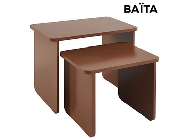 BAÏTA Set tables basses AKKA