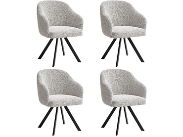 BOBOCHIC Set mit 4 Stühlen SOPHIE