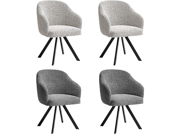 BOBOCHIC Set mit 4 Stühlen SOPHIE