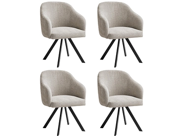 BOBOCHIC Set mit 4 Stühlen SOPHIE