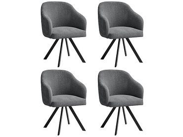 BOBOCHIC Set mit 4 Stühlen SOPHIE