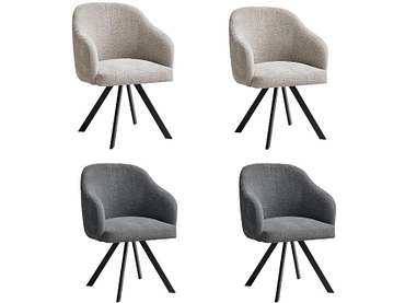 BOBOCHIC Set mit 4 Stühlen SOPHIE