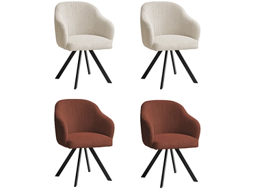 BOBOCHIC Set mit 4 Stühlen SOPHIE