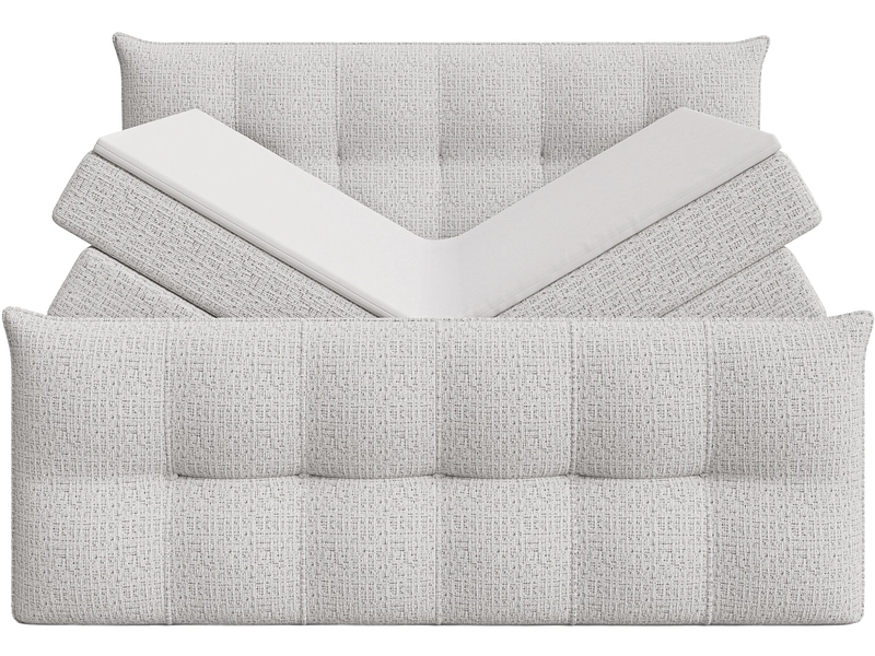 Boxspringbett ANGORA silber