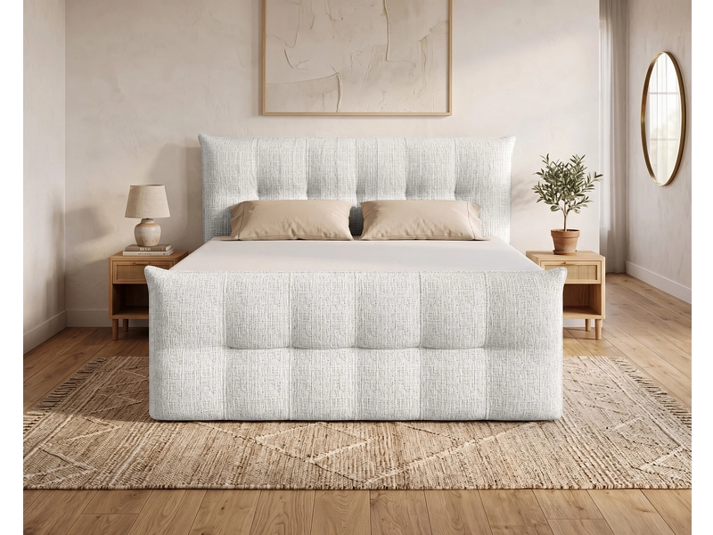Boxspringbett ANGORA elfenbein
