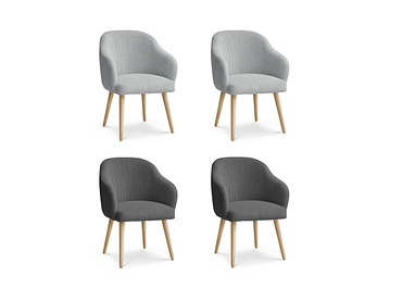 BOBOCHIC Set mit 4 Stühlen SOPHIE