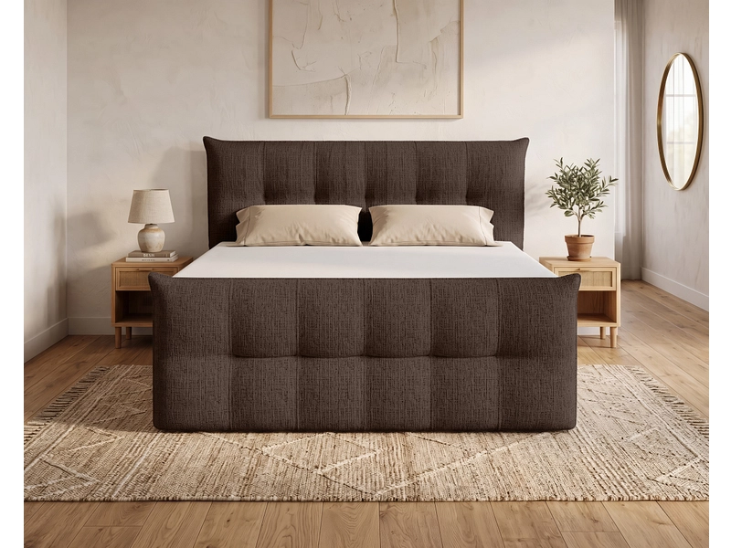 Boxspringbett ANGORA braun