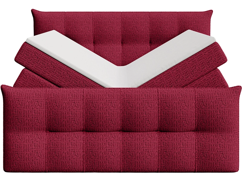 Boxspringbett ANGORA rot