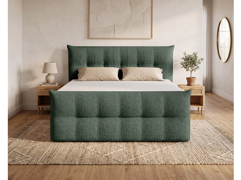 Boxspringbett ANGORA grün