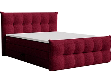 Boxspringbett ANGORA rot