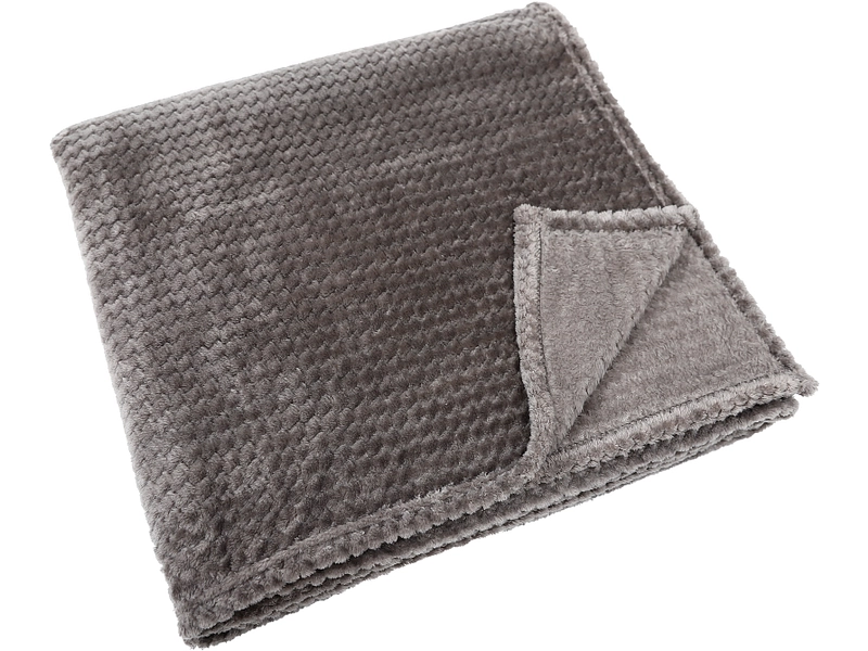 Decke OLIA 150x200cm braun unifarben