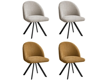 BOBOCHIC Set mit 4 Stühlen LALIE