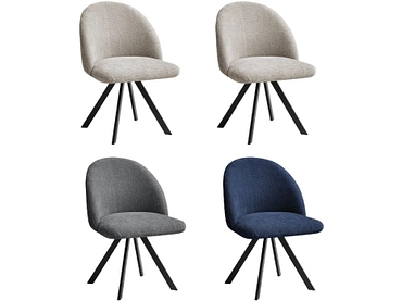 BOBOCHIC Set mit 4 Stühlen LALIE