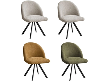 BOBOCHIC Lot de 4 chaises LALIE BOBOCHIC Lot de 4 chaises LALIE