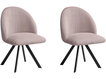 BOBOCHIC Lot de 2 chaises LALIE
