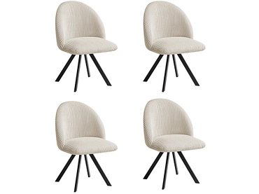 BOBOCHIC Set mit 4 Stühlen LALIE