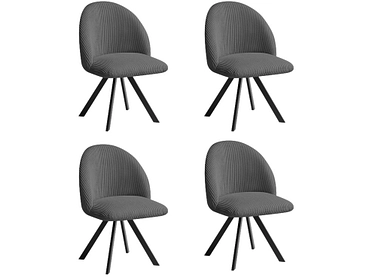 BOBOCHIC Set mit 4 Stühlen LALIE