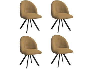 BOBOCHIC Set mit 4 Stühlen LALIE