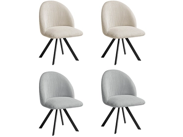 BOBOCHIC Lot de 4 chaises LALIE BOBOCHIC Lot de 4 chaises LALIE