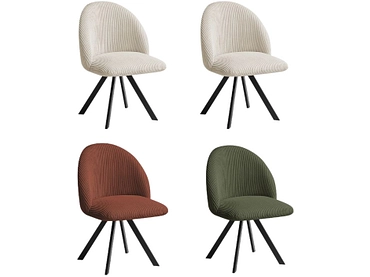 BOBOCHIC Set mit 4 Stühlen LALIE