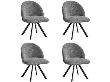 BOBOCHIC Lot de 4 chaises LALIE BOBOCHIC Lot de 4 chaises LALIE