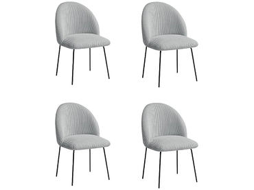 BOBOCHIC Set mit 4 Stühlen LALIE