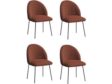 BOBOCHIC Lot de 4 chaises LALIE BOBOCHIC Lot de 4 chaises LALIE
