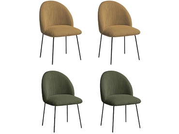 BOBOCHIC Lot de 4 chaises LALIE BOBOCHIC Lot de 4 chaises LALIE