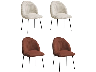 BOBOCHIC Set mit 4 Stühlen LALIE