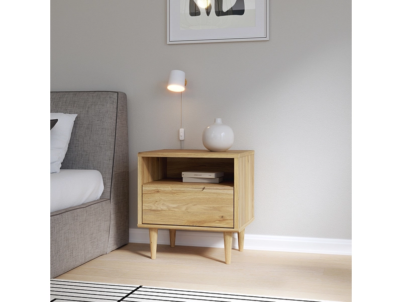 Nachttisch EASYKLIX SHERBROOKE 1 Schublade