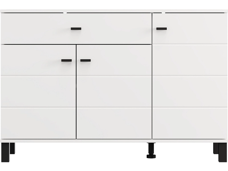 Commode ALMOND 3 portes 1 tiroir Commode ALMOND 3 portes 1 tiroir