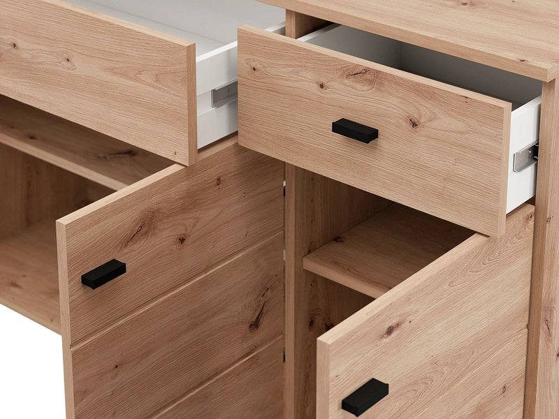 Kommode ALMOND 3 Türen 2 Schubladen Kommode ALMOND 3 Türen 2 Schubladen