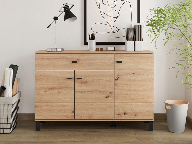 Commode ALMOND 3 portes 1 tiroir