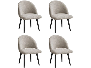 BOBOCHIC Set mit 4 Stühlen LALIE
