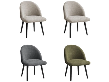 BOBOCHIC Lot de 4 chaises LALIE BOBOCHIC Lot de 4 chaises LALIE