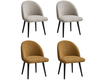 BOBOCHIC Lot de 4 chaises LALIE BOBOCHIC Lot de 4 chaises LALIE