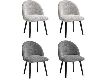 BOBOCHIC Lot de 4 chaises LALIE BOBOCHIC Lot de 4 chaises LALIE