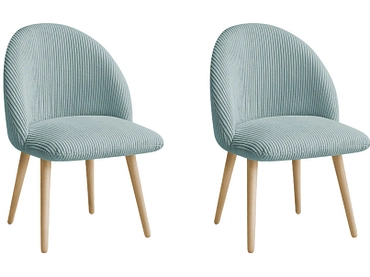 BOBOCHIC Lot de 2 chaises LALIE