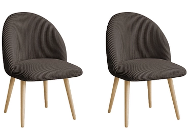 BOBOCHIC Lot de 2 chaises LALIE