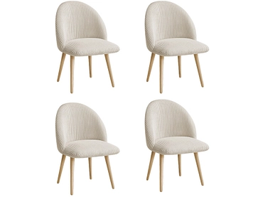 BOBOCHIC Set mit 4 Stühlen LALIE