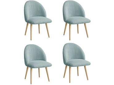 BOBOCHIC Set mit 4 Stühlen LALIE