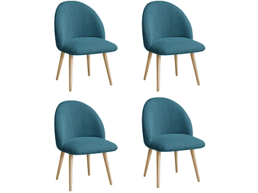 BOBOCHIC Lot de 4 chaises LALIE