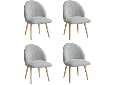 BOBOCHIC Set mit 4 Stühlen LALIE
