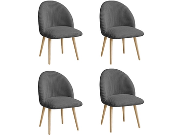 BOBOCHIC Lot de 4 chaises LALIE BOBOCHIC Lot de 4 chaises LALIE