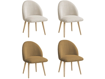 BOBOCHIC Lot de 4 chaises LALIE BOBOCHIC Lot de 4 chaises LALIE